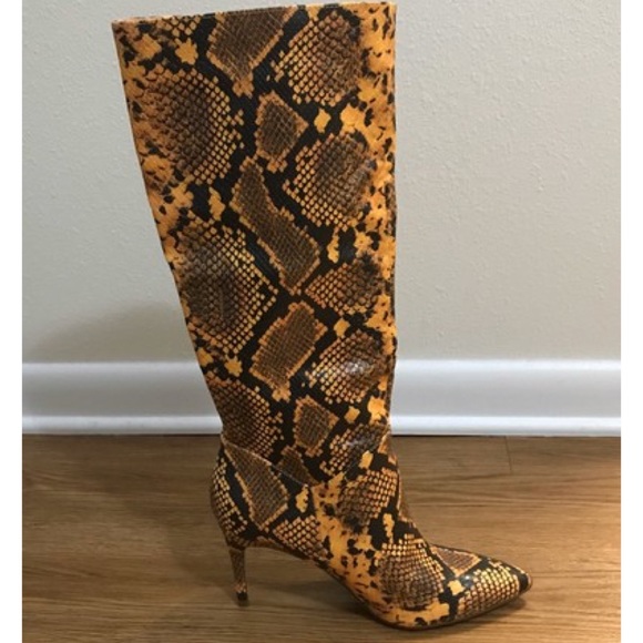 Steve Madden Kinga Snake Boots - Picture 7 of 8